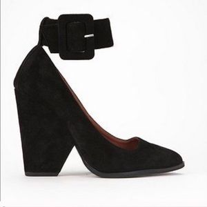 Jeffery Campbell suede heels
